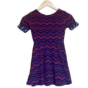 •BOUQITUE•LITTLE GIRLS REVERSIBLE ATZEC TRIBAL BOUTIQUE DRESS SIZE 7 2-FOR-1